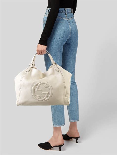 gucci soho cellarius tote|Gucci large soho tote.